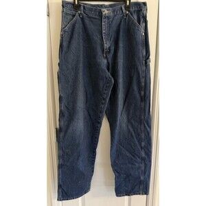 VTG Men's Wrangler Authentic Issue Real Comfortable Jeans 38x34 33” Inseam Carpt